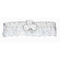 Image for White Shamrock Garter