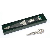 Image for GM Belt Chrome Finish Sgian Dubh Dress with Claddagh