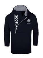 Scotland Half Zip Hoody, Navy