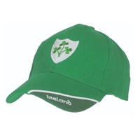 Image for Kids Rugby Shamrock Baseball Cap, Kelly