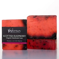 Image for Highland Wild Scottish Raspberry Organic Glycerine Soap 150g