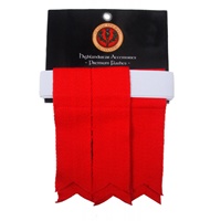 Image for St Kilda Premium Kilt Flashes, Red