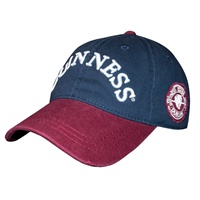 Image for Guinness Distressed Label Baseball Cap, Navy