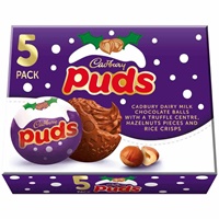 Cadbury Chocolate Puds 5 Pack