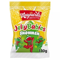 Image for Maynards Bassetts Jelly Snowmen Bag 130g