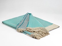 Image for Irish Linen Throw Blanket, Porto