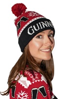 Image for Guinness Christmas Holiday Beanie Hat
