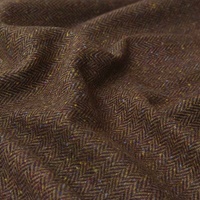 Image for Hanna Hat Touring Cap Magee Eske Brown Herringbone Flecked Donegal Tweed Exclusively Made for Tipperary Stores