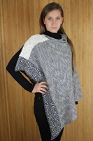 Image for Bill Baber Donegal Grey Celtic Argyll Poncho