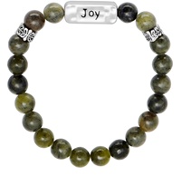 Image for Connemara Marble Joy Message Bracelet