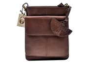 Image for Tinnakeenly Leather Luxury Irish Sling Bag, Brown