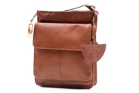 Image for Tinnakeenly Leather Luxury Irish Sling Bag, Tan