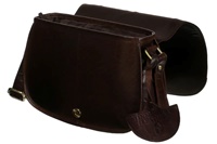 Image for Tinnakeenly Leather Luxury Irish Saddle Bag, Brown