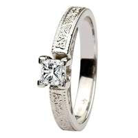 Image for Aishling White Gold Princess Cut Engagement Ring