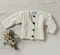 Image for Baby - Toddler Irish Cardigan Sweater with Aran Buttons