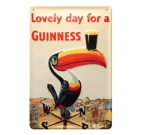 Image for Guinness Toucan Metal Sign