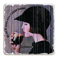 Guinness Girl Nostalgic Coaster
