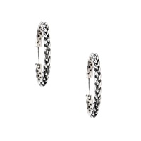Image for Sterling Silver Huggie Earrings