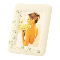 Image for Belleek China Shamrock Photo Frame