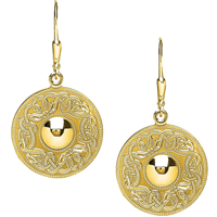 Image for 14K Gold Vermeil Celtic Warrior Earrings