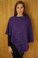 Image for Irish Linen and Cotton Cape, Grape