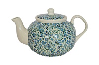 Image for Shannonbridge Blue Daisy 4 Cup Tea Pot