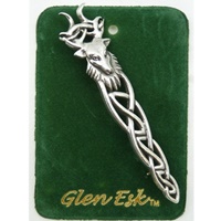 Image for GM Belt Antique Silver Finish Highland Stag Kilt Pin