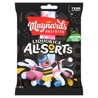 Image for Maynards Bassetts Liquorice Allsorts Sweets Bag 165g