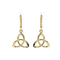 Image for 14KT Gold Vermeil Trinity Drop Earrings