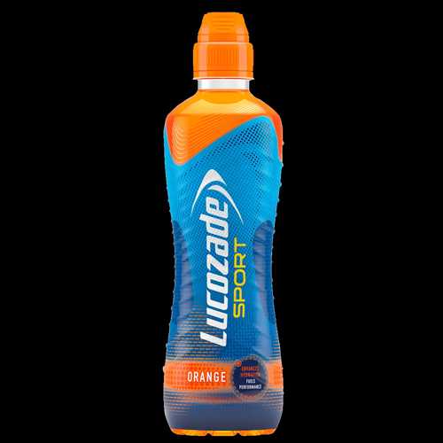 Image for Lucozade Orange Flavor Sport Drink 4 Pack