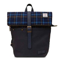 Image for Islander Canvas Backpack with HARRIS TWEED - Chestnut Herringbone