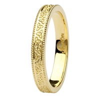 Aishling 14kt Yellow Gold Wedding Band