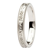 Image for Coleen 14kt White Gold Wedding Band