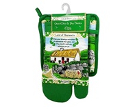 Image for Land of Shamrocks Oven Mitt & Pot Holder