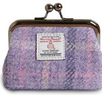 Image for Islander Violet Tartan Coin Purse