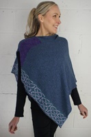 Irish Linen, Cotton and Silk Wallace Shawl, Thistle