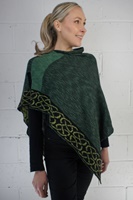 Image for Irish Linen and Silk Wallace Shawl, Pine