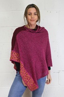 Irish Linen and Silk Ballater Shawl, Mallow
