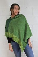 Image for Irish Linen and Silk Ballater Shawl, Fern Extra Large