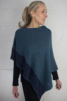 Image for Bill Baber Linen and Cotton Cape, Marine
