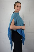 Irish Linen and Silk Cape, Atlantic