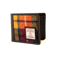 Image for Maccessori Harris Tweed Bifold Wallet, Saffron