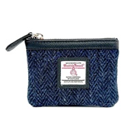 Image for Maccessori Harris Tweed Coin Purse, Blue