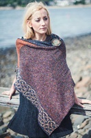Image for Irish Linen and Silk Wallace Shawl, Bronze