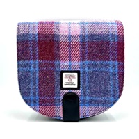 Image for Maccessori Harris Tweed Crossbody Bag, Pastel Pink
