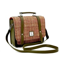 Image for Maccessori Harris Tweed Ladies Messenger Bag, Maple