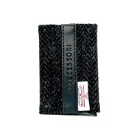 Image for Maccessori Harris Tweed Pop Up Card Holder, Charcoal