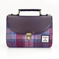 Image for Maccessori Harris Tweed Mini Day Bag, Pastel Pink