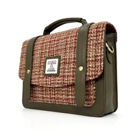 Image for Maccessori Harris Tweed Mini Messenger Bag, Maple