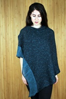 Image for Irish Linen and Silk Cape, Jewel